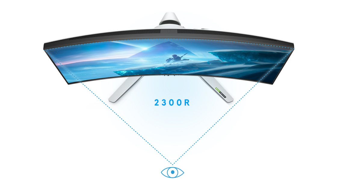 Монитор Dell Alienware AW3821DW: изогнутый экран