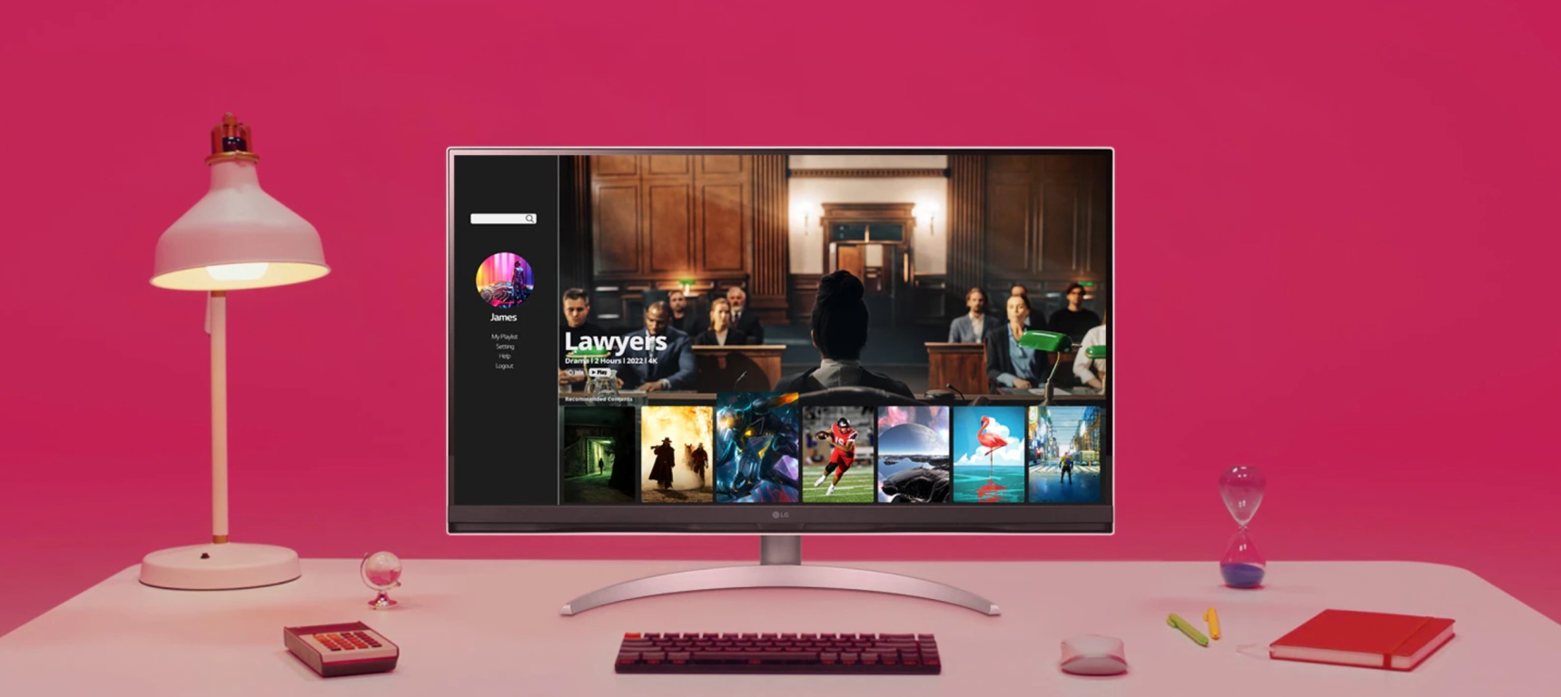 Монитор LG 32SQ700S-W