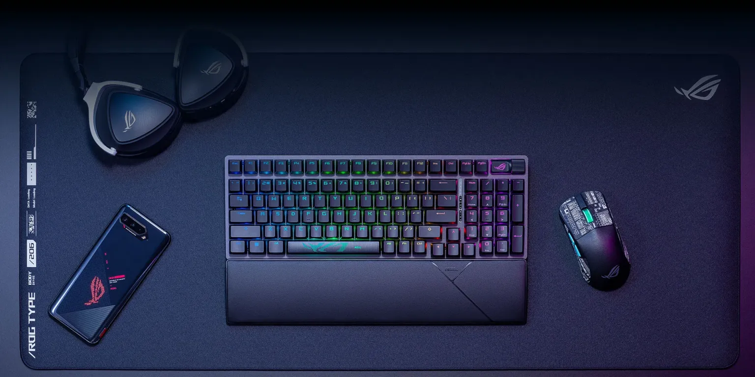 Игровая клавиатура ASUS ROG Strix Scope II 96 беспроводная