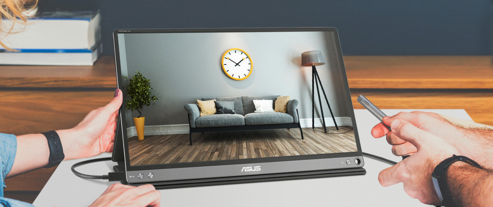 Монитор ASUS ZenScreen Go MB16AP