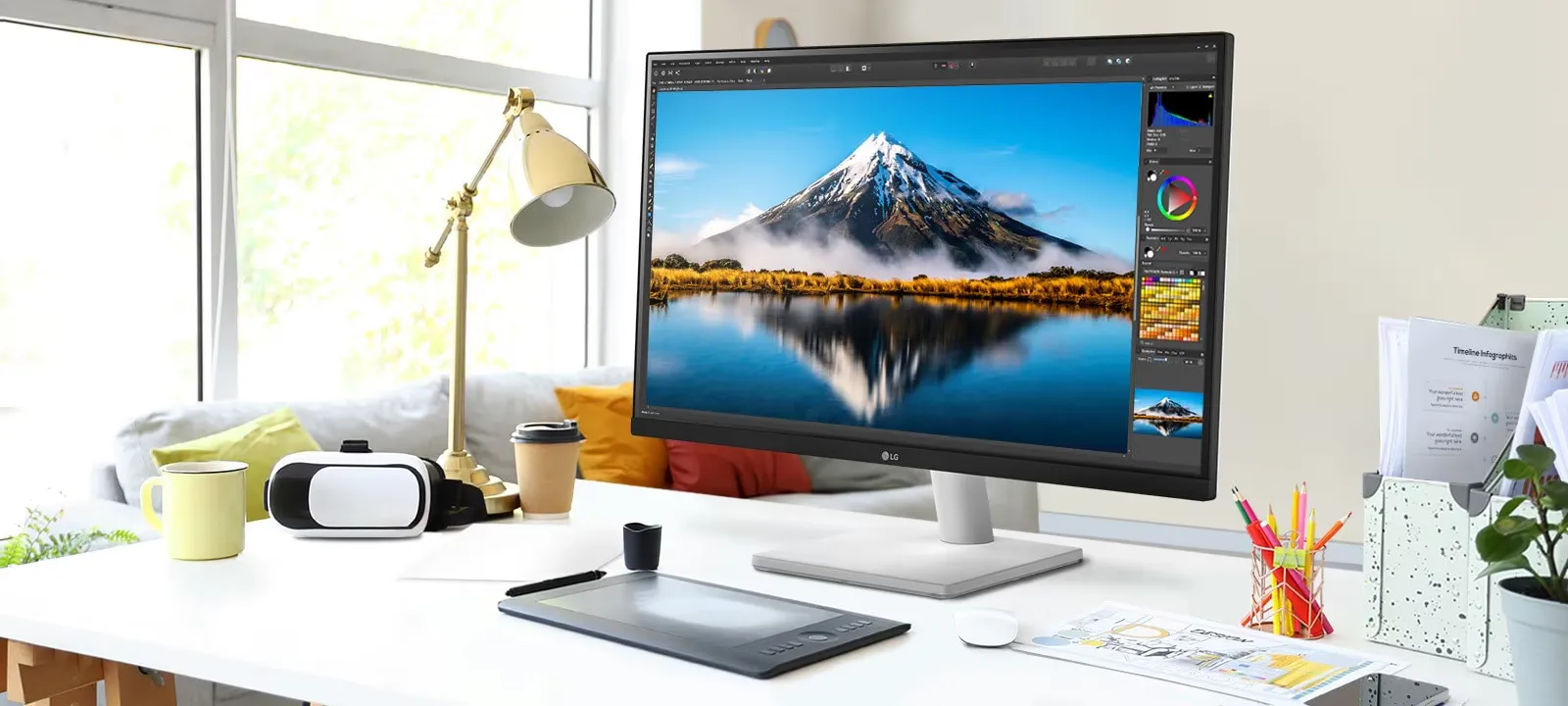 Монитор LG UltraFine 27US500-W