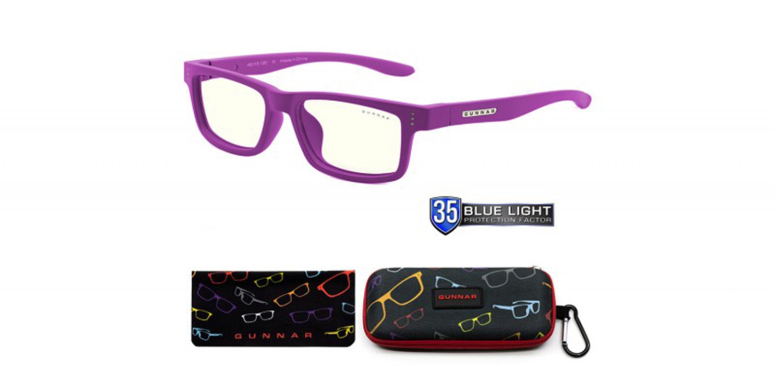 Очки для компьютера GUNNAR Cruz Kids Small Clear Natural, Magenta