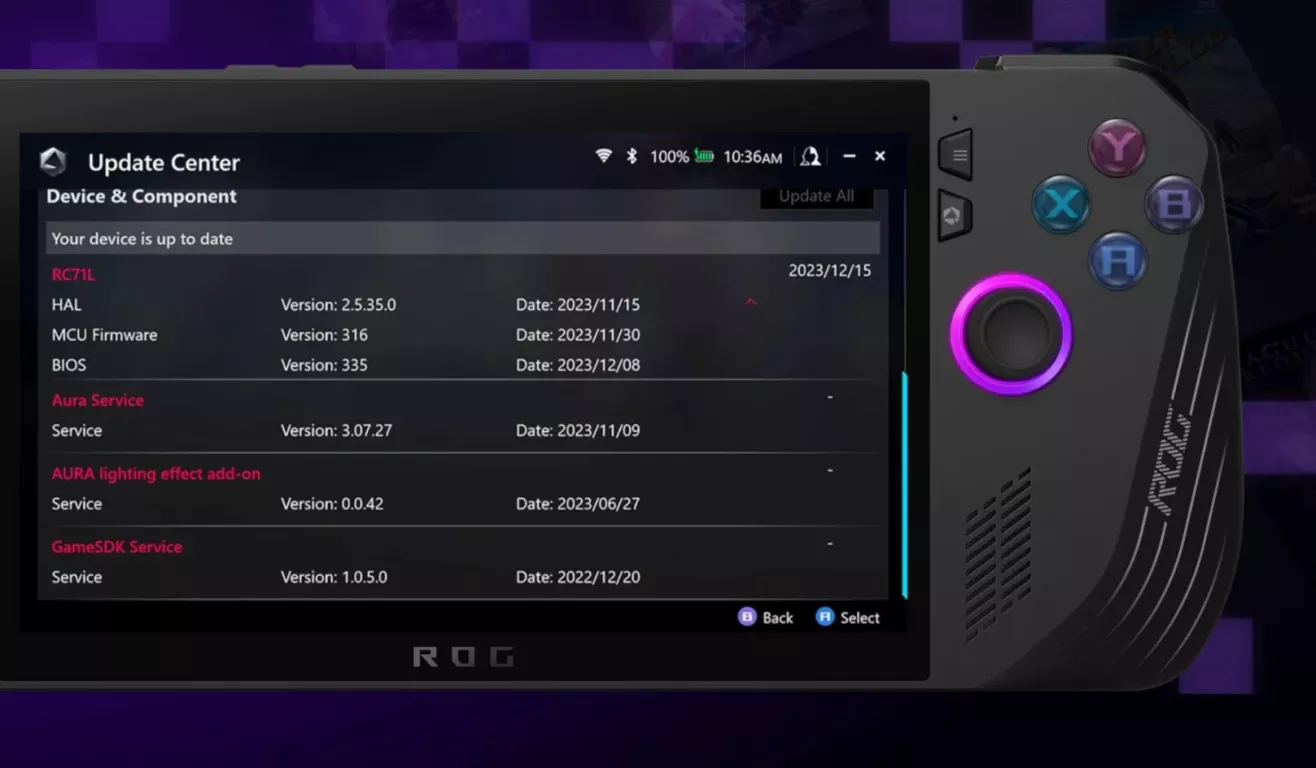 Портативная игровая консоль ASUS ROG Ally X