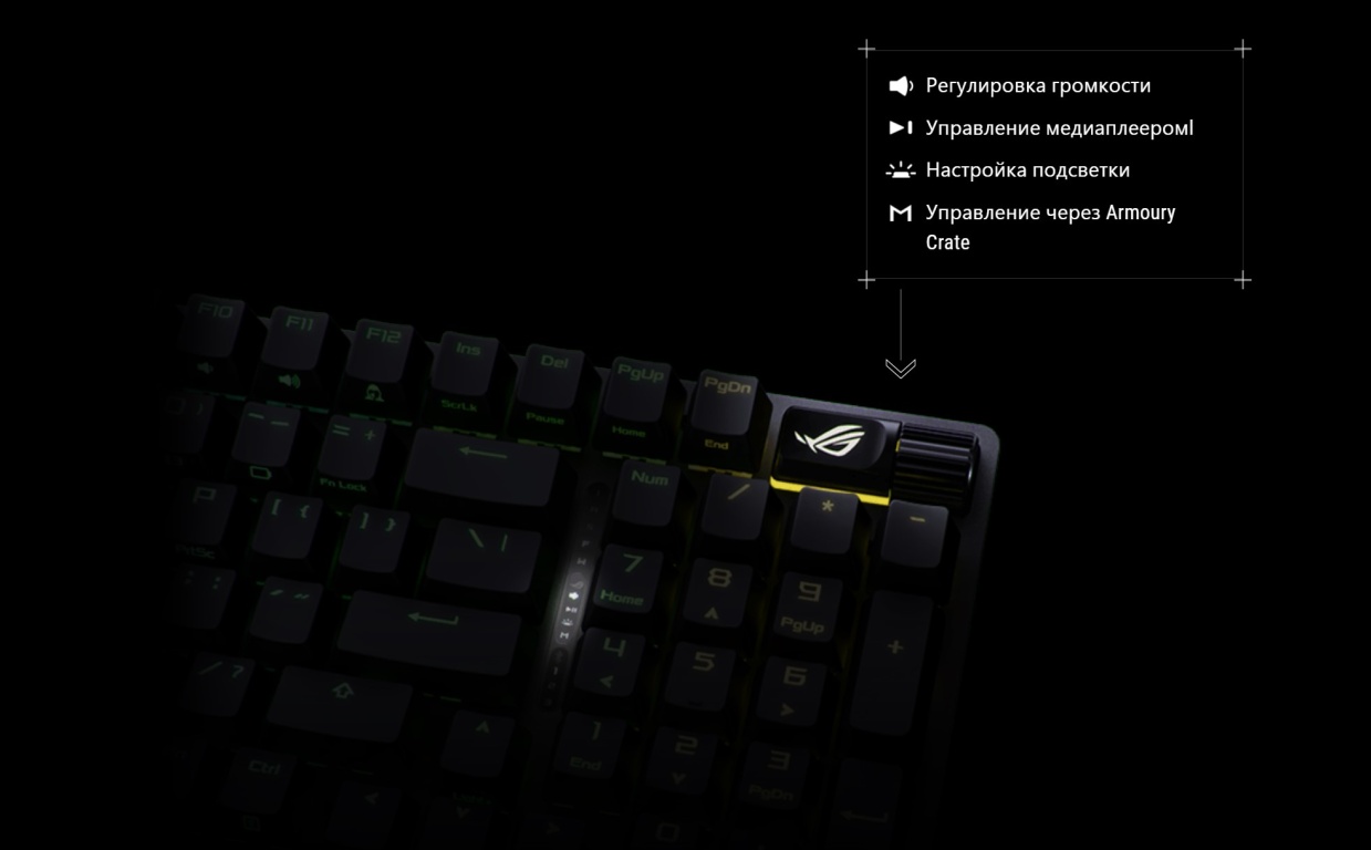 Клавиатура ASUS X901 STRIX SCOPE II 96 беспроводная
