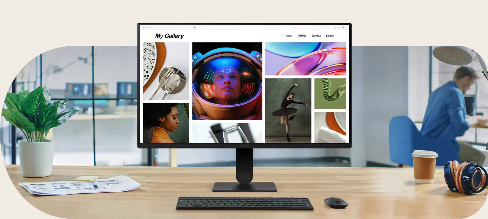 Монитор LG 27U411A-B