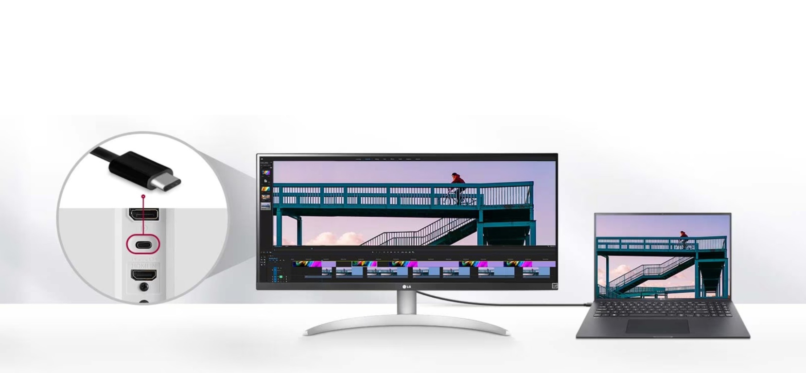 Монитор LG 29WQ600-W