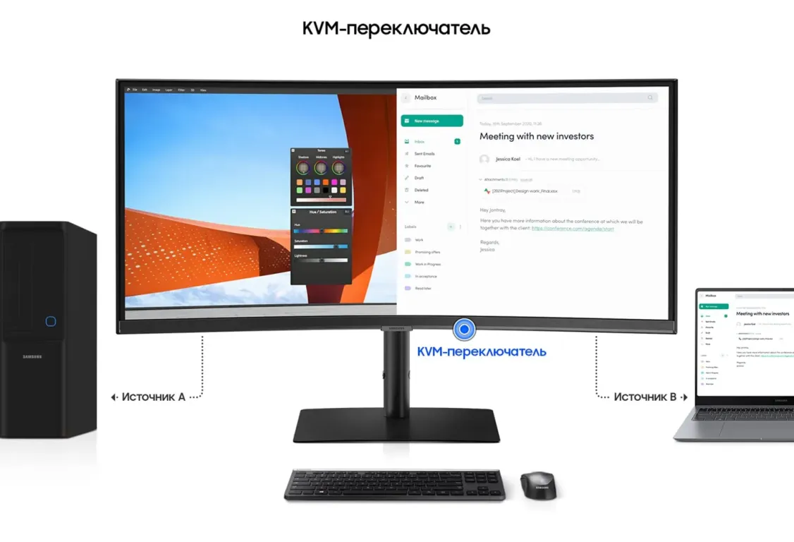 Монитор Samsung ViewFinity S6 S65VC S34C650VAI