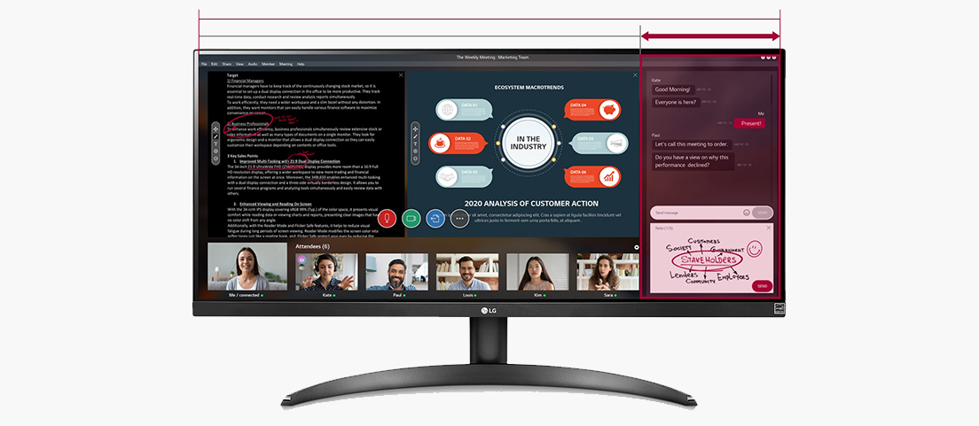 Монитор LG 34WP500-B