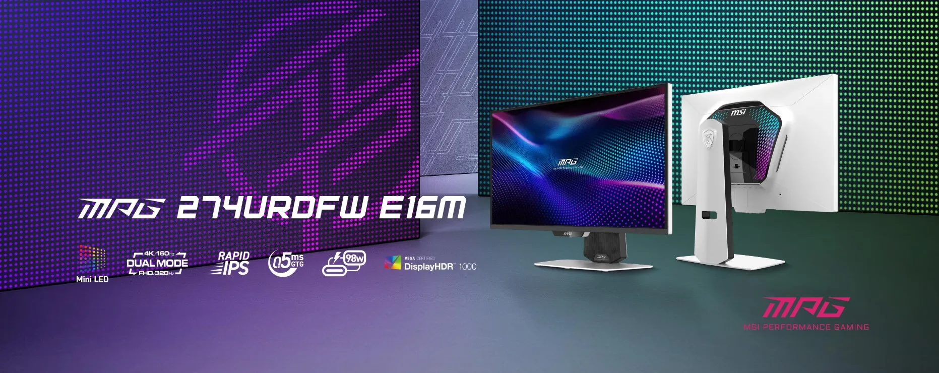 Монитор MSI MPG 274URDFW E16M