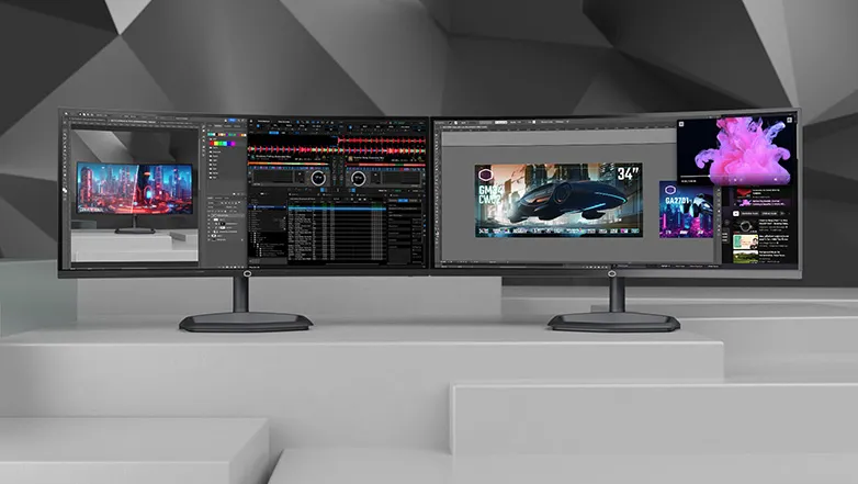 Из года в год. Cooler Master анонсировала 34-дюймовый Curved *VA-монитор GM34-CWQ2 с частотой 180 Гц