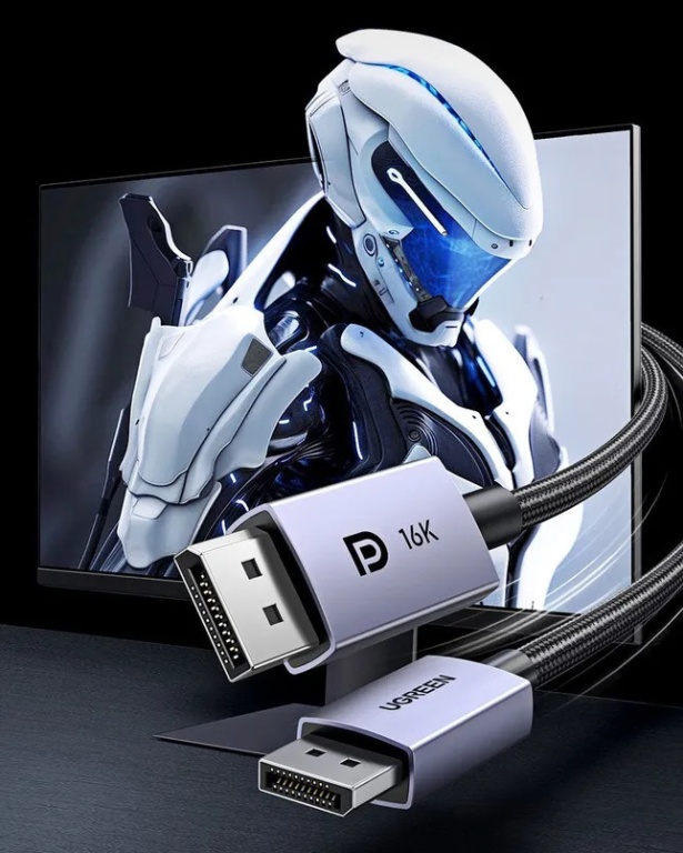 Кабель DisplayPort 2.1 UGREEN 1 метр