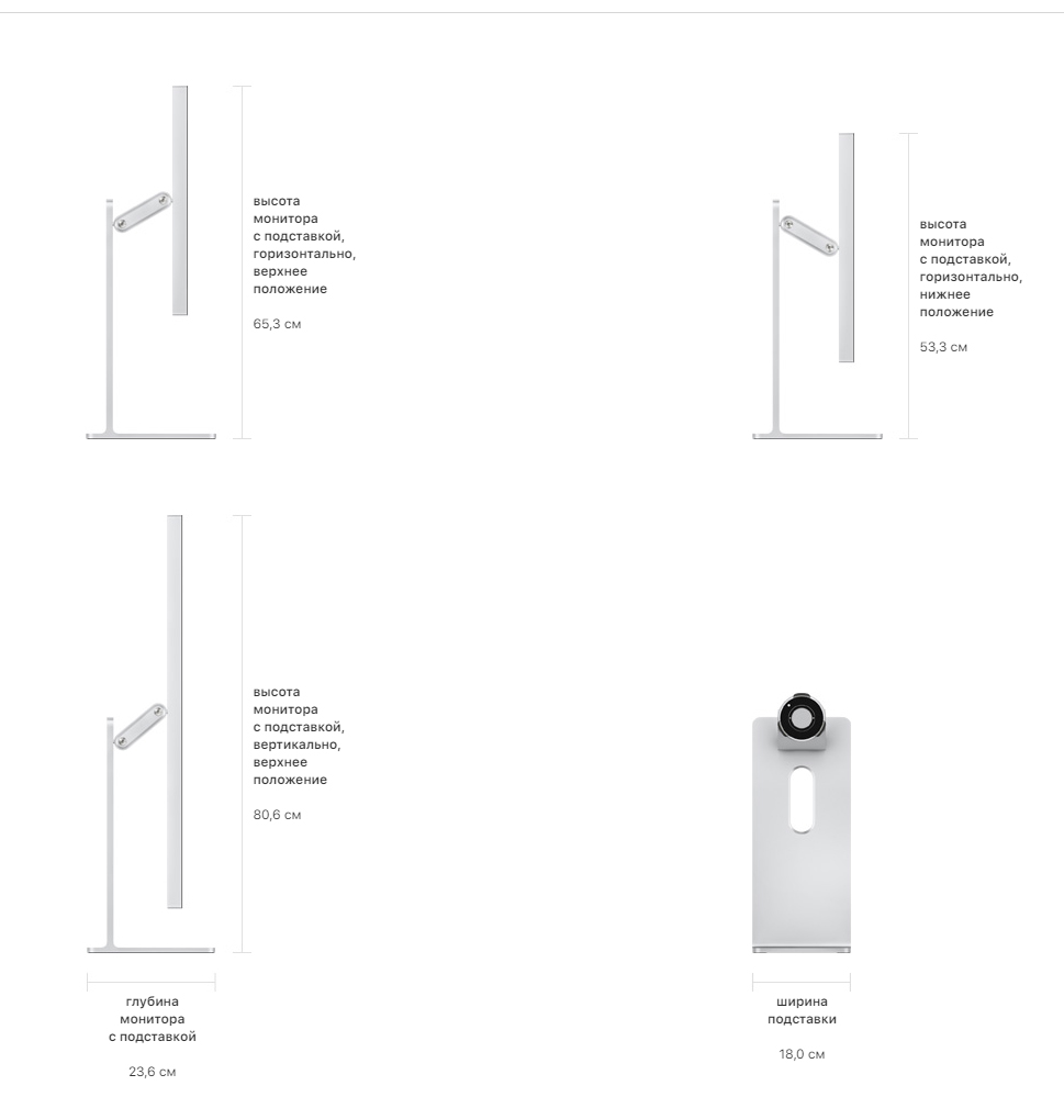 6K монитор Apple Pro Display XDR нанотекстурное стекло