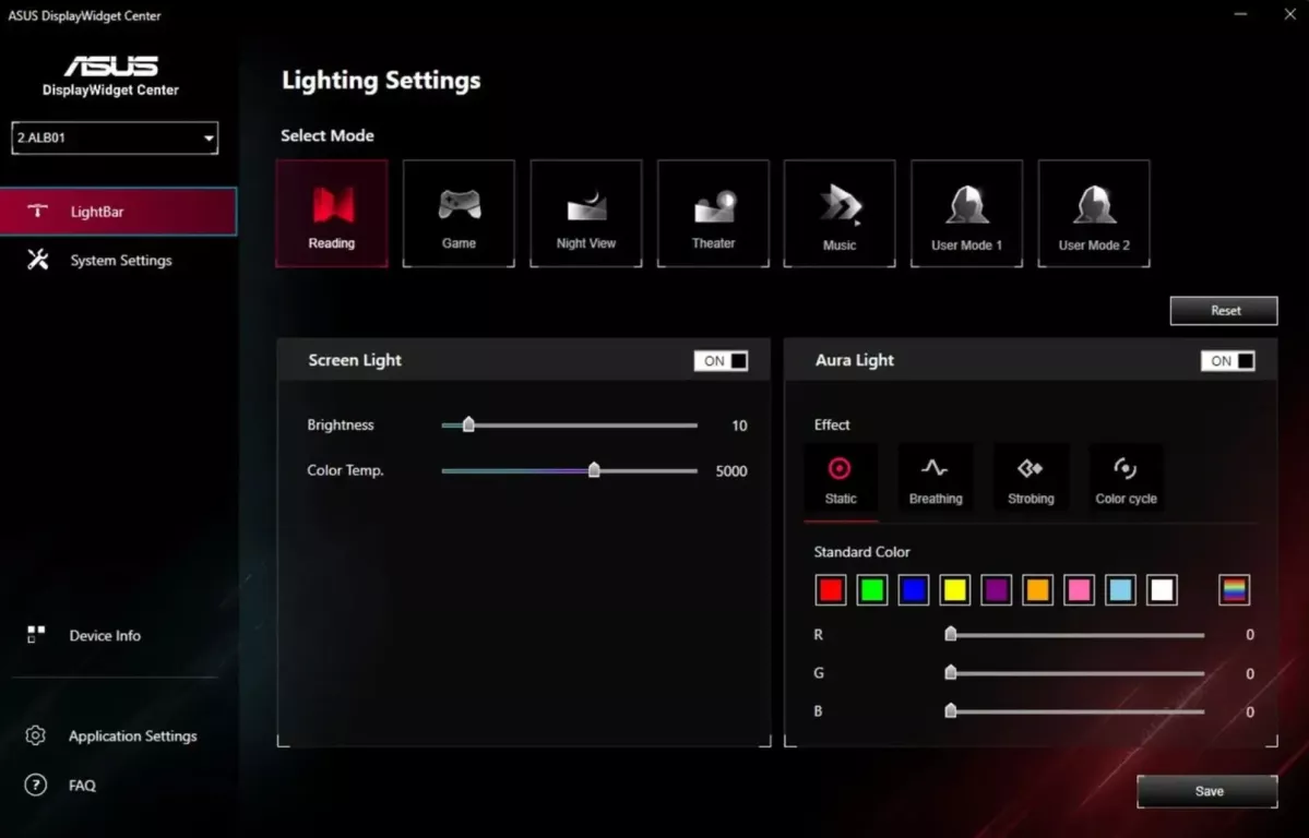 ASUS ROG Aura Monitor Light Bar ALB01