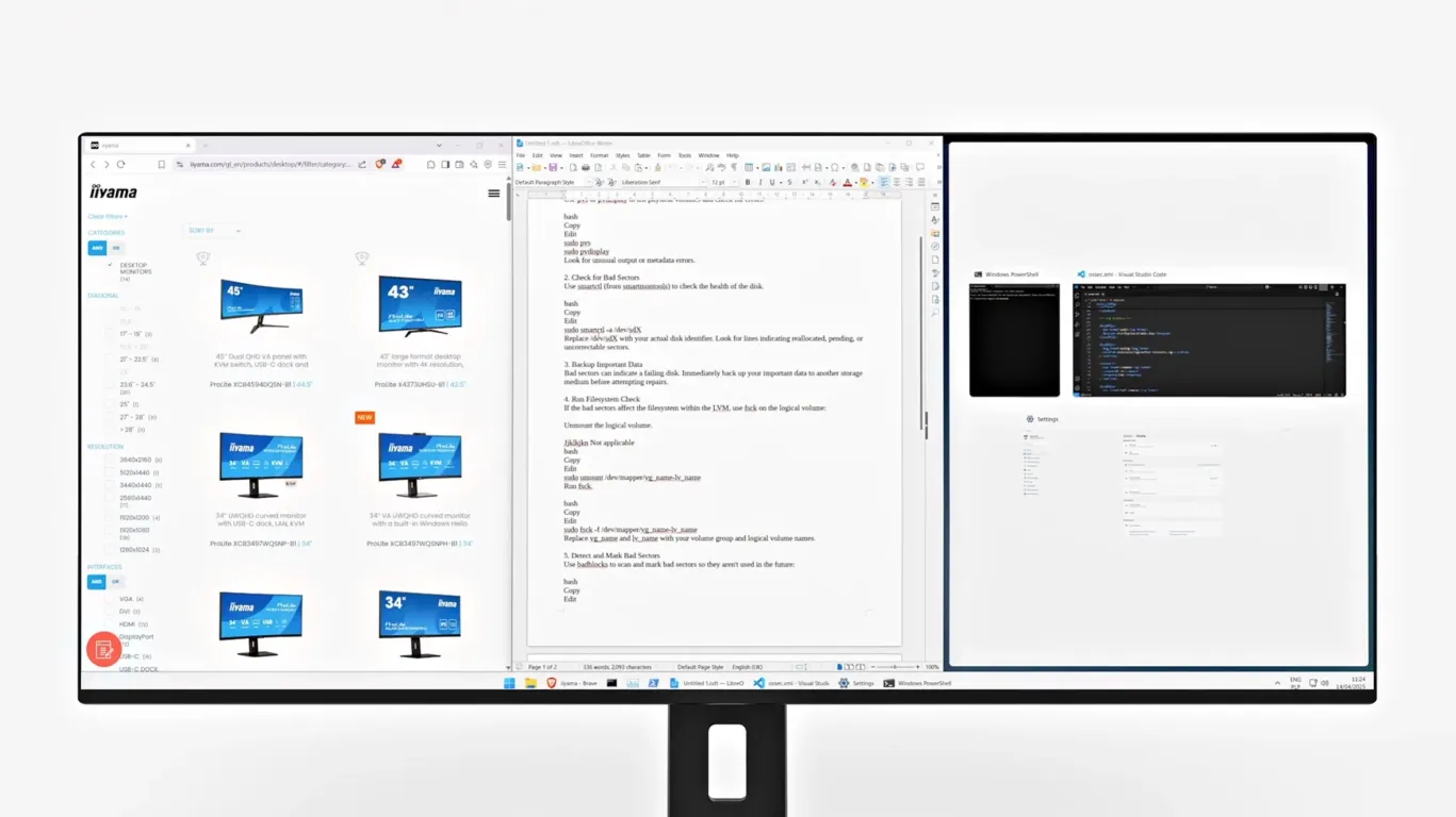 Монитор iiyama ProLite XCB3497WQSNPH-B1