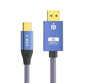 Кабель PRO-HD USB Type C (Thunderbolt 3.1) - DisplayPort 1.4 Bi-Directional 8K-4K - 2 метра
