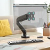 ONKRON кронштейн (держатель) для монитора 13"-32" дюймов настольный, чёрный G80 (G80-B) - фото 3