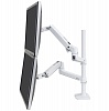 Двойное настольное крепление Ergotron LX Dual Stacking Arm Tall Pole (45-509-216) - фото 1