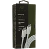 Кабель USB-C KEYRON (2м, 5А, Круглый, TPE оплетка, PC коннектора, белый) [KDCC5A0TA20RWGBp] - фото 3