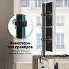 ONKRON кронштейн для двух мониторов 13"-34" настольный, чёрный D208E (D208E-B) - фото 7